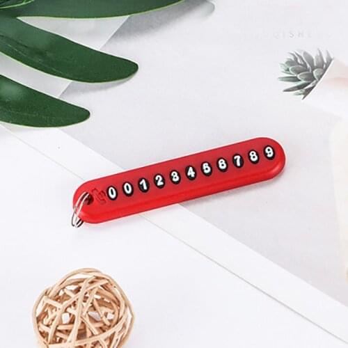 DIY Phone Number Card Plate Car Keys Anti-lost Keyring Keychain for Subaru Forester Outback Legacy Impreza XV BRZ
