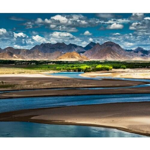 The beauty of Tibet The wooden puzzle 500 pieces ersion jigsaw puzzle white card adult childrens educational toys