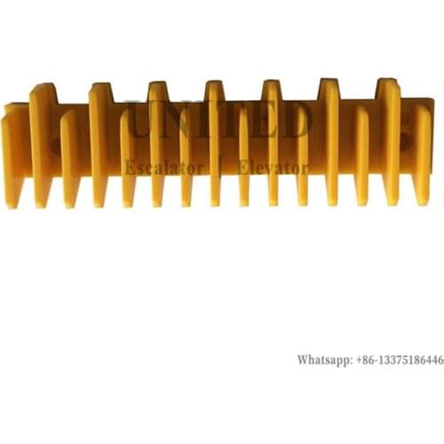 Escalator Yellow Plastic Demarcation HE645B028H02 L138mm W38mm 15Teeth