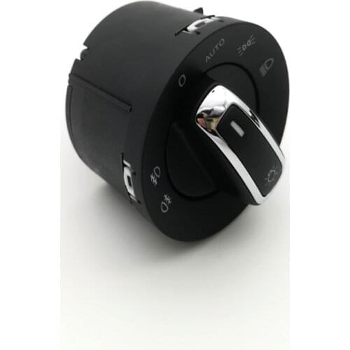 Chrome Auto Headlight Switch Automatic Fog Light Lamp Controller Knob For YETI 5LD 941 431 C