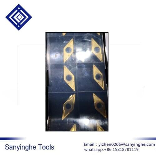 CNC tools 10 pcs/lots VCGT160404-40/37 degree grooving blade Tungsten Carbide Inserts for belt pulley