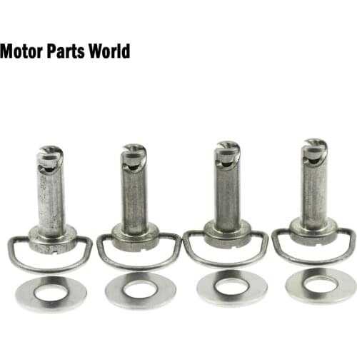 Motorcycle Chrome Fastener Hard Saddlebag Mounting Pin Stud Bolt For Harley Touring Road King Street Glide FLHX FLHR softail