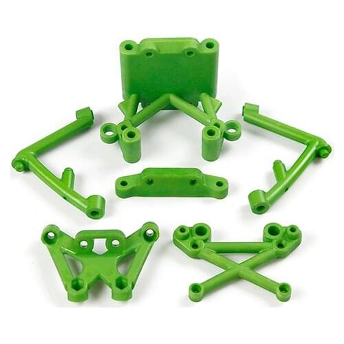 RC CAR HIGH STRENGTH NYLON FRONT SHOCK TOWER BULK HEAD SET FOR HPI BAJA 5B 5T 5SC SS KM ROVAN