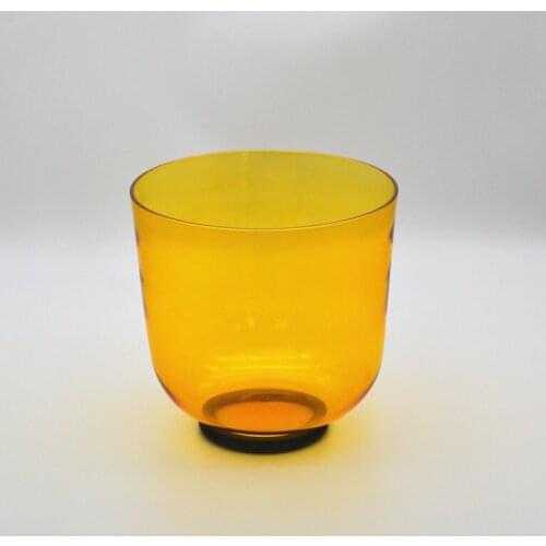 8" Note C/D/E/F/G/A/B/ clear Quartz Crystal Singing Bowl with colorful Light For Yoga