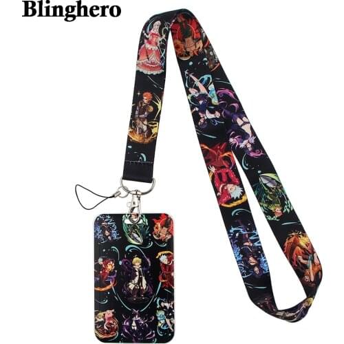CB336 Anime Cell Phone Lanyard For key ID Card Passport Gym USB Badge Holder DIY Hanging Rope Tags Neck Lanyards