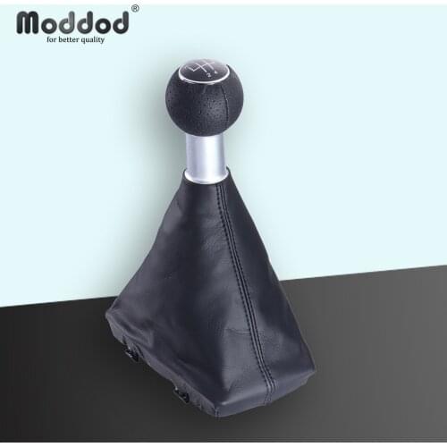 5 Speed Shift Gear Knob for Audi A3 8L 8P A4 B6 B7 VW Passat Golf Skoda With Boot Cover Shifter Gaitor Kit