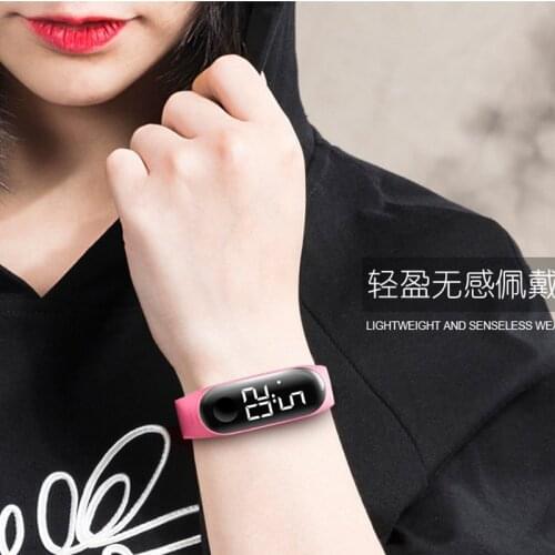 LED Electronic Sports Luminous Sensor Watches Fashion Men and Women Watches relogios homem Waterproof touch screen Casual WX5