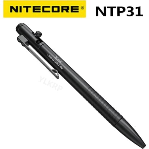 NTP31 Nitecore Tactical Pen for Self-defense Tactical Glass Breaking and Daily Writing Aluminum alloy with Tungsten Steel bezel