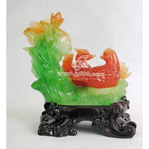 Wedding gift ornaments duck Bainianhaoge new creative home decorations wedding gifts large display technology