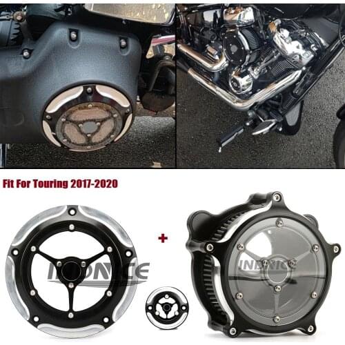 Contrast cut clarity Air cleaner intake filter Derby timmer covers black 2017-2020 Road King Special FLHRXS 2017-2020 Electra Gl