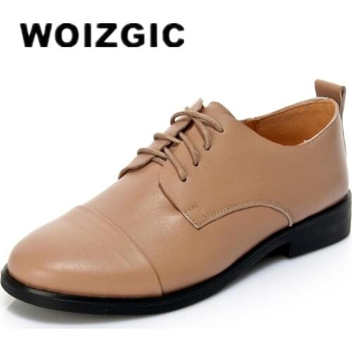 Женские оксфорды WOIZGIC China At AliExpress