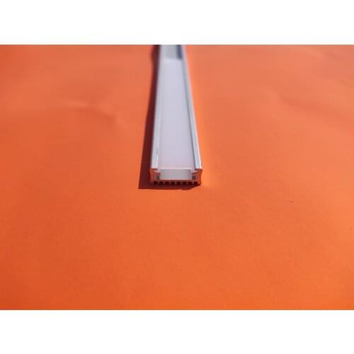 YANGMIN Free Shipping 6.6ft/2M Silver U-Shape LED Aluminum Channel System with Cover, End Caps and Mounting Clips