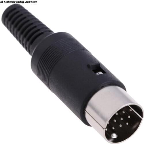 1 Pc Din Plug 13 Pin Mannelijke Inline Audio Adapter Connector DIN-13P Plug Audio Av Connector Voor Toetsenbord Audio Computers