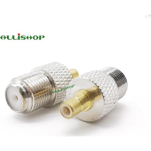 1Pcs SMB to F Connector SMB Male to F Female Connector RF Coaxial Adapter for XM Sirius Satellite Radio,RG59/RG6 Cable