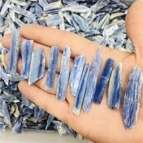 100% Natural quartz crystal raw stone blue crystal energy stone healing home decoration gift