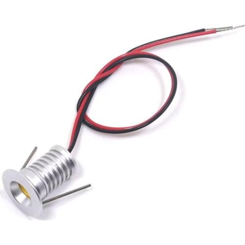 12PCS Mini LED Spot Light DC12V Ceiling Recessed Spotlight Kitchen Showroom RGB LED Very Small Cabinet Lighting Hole-cut D13mm