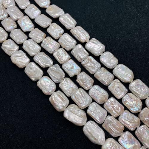 2pcs/bag New Hot Sale Irregular Shape Natural Freshwater Pearl DIY Handmade Wind Chime Pendant Ladies Jewelry Accessories11x15mm