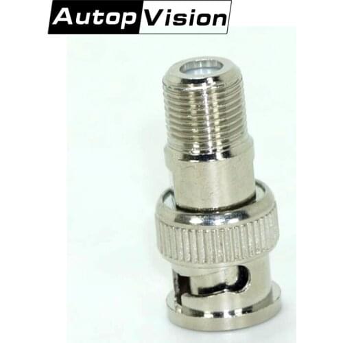 20pcs/lot BNC Male to F Female Connector BNC Plug to F Type Female Jack Socket Adapter RF Coaxial Connector for CCTV Camera