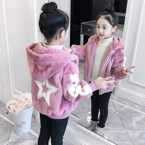 2021 Girls Autumn and Winter Jacket Thickened Fashion Winter Clothing Children Long Woolen Coat New Arrival 20 Styles