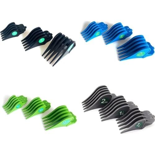 3PCS Guide Combs for Wahl Hair Clippers, Universal Hair Clipper Limit Comb Guide Attachment, Hair Clipper Guide Comb