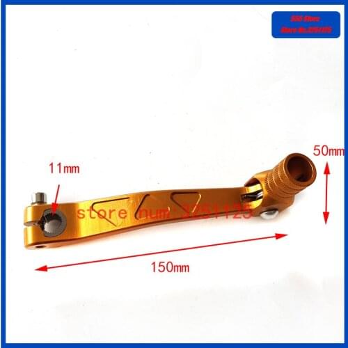 CNC Aluminum Gear Shift Level Lever Fit To Dirt Bike Pit Bike KAYO Pit Pro CQR CRF KLX 50cc 110cc 125cc 250cc Dirtbike Parts