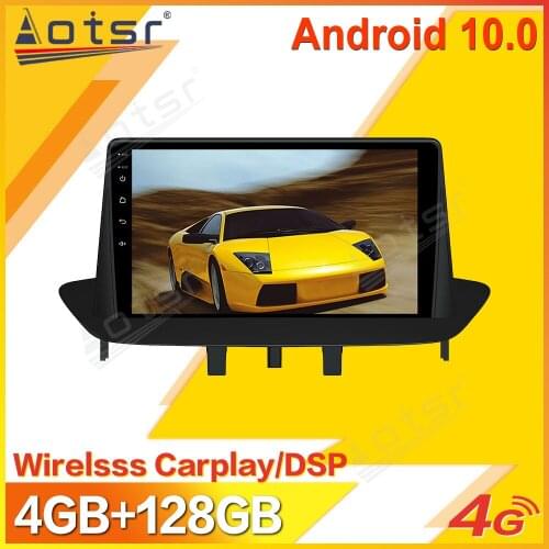 Android Car Multimedia Stereo Player For Reanult Megane 3 2009 -2014 Tape Radio Recorder Auto GPS Navi Head Unit No 2Din 2 Din