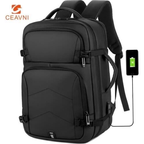 CEAVNI Men Laptop Backpacks Waterproof USB Charging 15.6 Inch Outdoor Travel bags Male Business Bag Computer Notebook Backpack