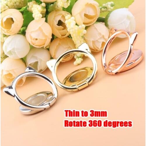 Fashion Cartoon Finger Ring Holder 360 Degree RotationFor iphone XR XS 6 7 8 plus Xiaomi Smartphone Stand