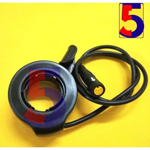 Wuxing 130X thumb throttle with Julei 3pins waterproof plug for standard plug For Scooter Ebike bafang throttle 130X