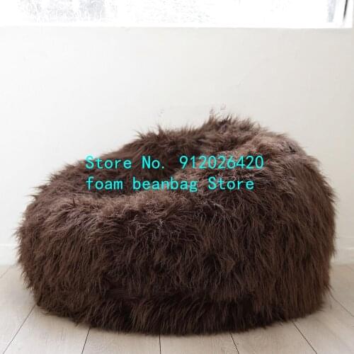 Elegant Bean Bag Lounger Cover, living room furniture Sofa Chairs Without Filling, Beanbag Beds lazy seat zac, indoor Beanbags