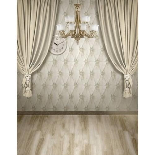5x7ft Wooden Floor Room Curtain Photography Backdrops Photo Props Studio Background