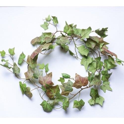 170 Cm Artificial Eucalyptus Leaves Garland with Willow Vines Twigs Leaves for Wedding Party Desktop Decorative Green Plants
