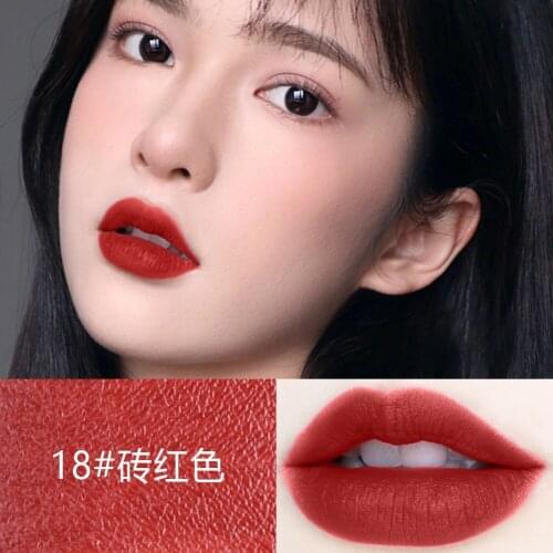 Lipstick European and American Faner Foggy Velvet Matte Milk Tea Dark Eat Earthy Lipstick Sandy Lipstick Bite Lip