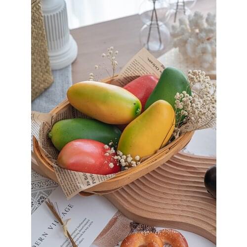 Simulation Fruit Mango Model Aomang Aggravated Studio Sketching Food Shooting Props Milk Tea Window Decoration Ornaments