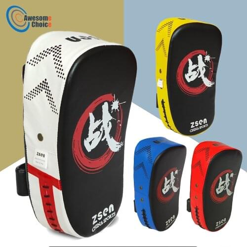 Quality Kick Boxing Pad Punching Bag Foot Target Mitt MMA Sparring Muay Thai Boxing Training Gear Punching 4 Colors