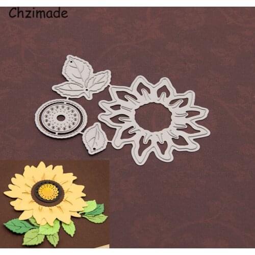 Sunflower Metal Cutting Dies Stencils For Scrapbooking Photo Album Stamps Decorative Embossing DIY Card