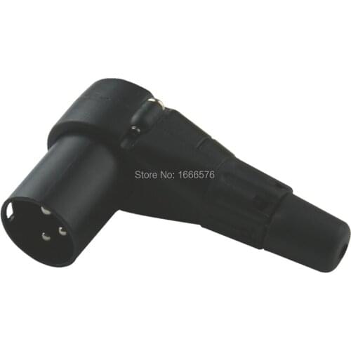 Wholesale 100 pcs/lot XLR 3Pin Cannon Connector XLR Male MIC Audio connector-YA5172