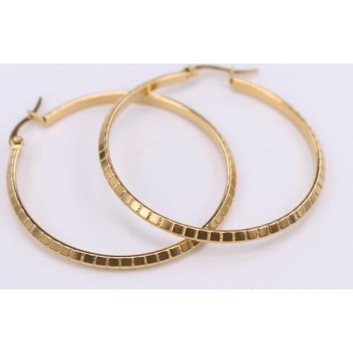 Holiday dress party gifts Stainless steel Hoop earrings Exquisite travel Casual match 3 options Prom Fashion Gift LH883