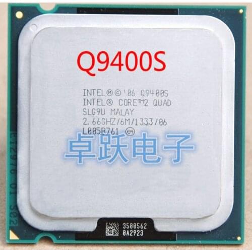 Intel Core 2 Quad Q9400S Desktop CPU/Processor/Socket 775/45nm/65W/FSB 1333/ R0 SLG9U/6MB L2 scrattered pieces free shipping