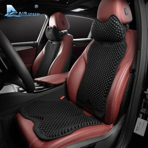 Airspeed Silicone Car Pillows Car Neck Support Lumbar Support Cushions for Mercedes Benz W203 W204 W205 W210 W211 Accessories