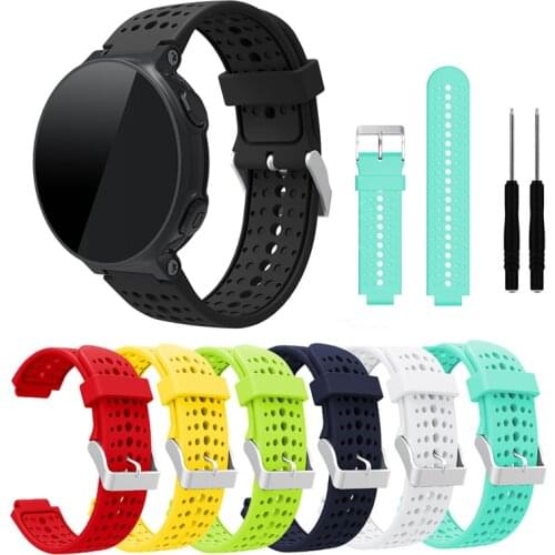 Silicone Band Replacement Bracelet For Garmin Forerunner 235 220 230 630 620 735 Smart Watch Strap Outdoor Sport Wirstband