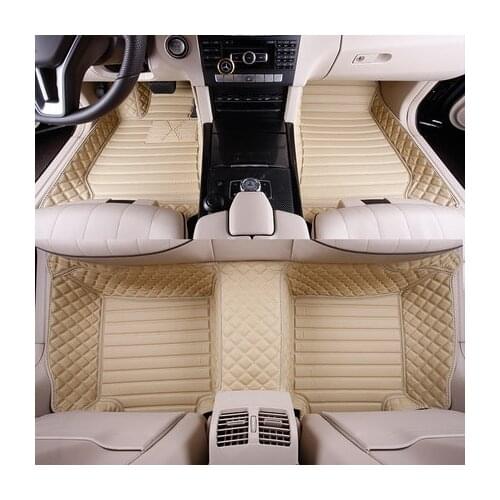Custom Full Covered Special Car Floor Mats for Ford Fiesta Focus Ecosport Escape Explorer Mondeo Everest Waterproof Durable Rug