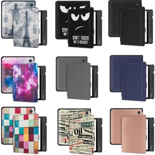 Slim Magnet Wake/Sleep Cover Case for Kobo Libra H2O 7 Inch 2019 e-Books Premium PU Leather Hard Shell