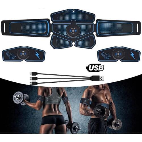 Women Men Workout Abdominal Belt Electrostimulation ABS Muscle Stimulator Hip Muscular Trainer Toner Home Gym Fitness Equipment