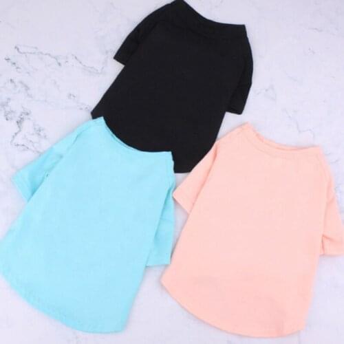 Pet Dog Vest Summer Cotton Clothes Puppy Shirts T shirt Cat Vests Costume Clothing for Small dog Chihuahua Pug Yorkie B1025