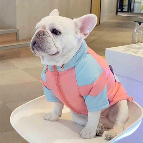 Dog padded clothes method fighting Pug Schnauzer winter clothes Shiba Inu bichon padded winter coat warm and thick