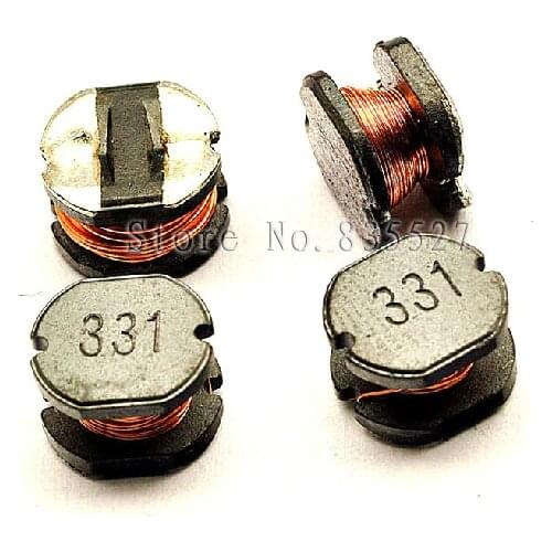 200PCS/LOT SMD power inductors CD75 330UH printing 331