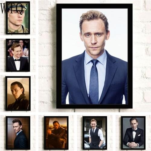 5D DIY Daimond Embroidery Full Round Drill Tom Hiddleston Movie Star Diamond Painting Mosaic Painting Cross Stitch Kit HomeDecor