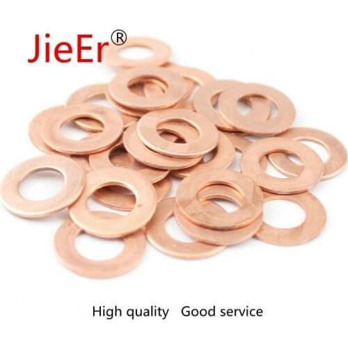 8pcs Diesel injector outside mat outside pure copper pad 18-9-1