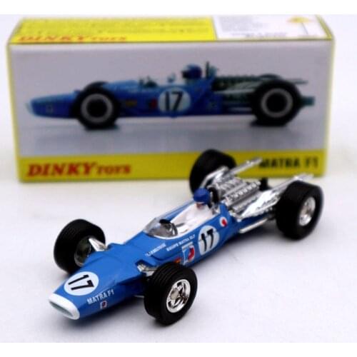 1:43 Atlas Dinky Toys 1417 MATRA F1 DUNLOP Alloy car #17 Diecast Models Auto Car Gift Collection